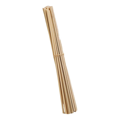 100Pcs Reed Diffuser Sticks Set 3Mm 8Inch Fragrance Fiber Reed Diffuser Sticks for Bedroom Living Room Bathroom SPA Kitchen